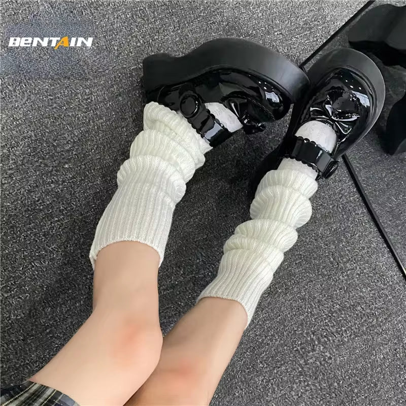 Lolita Long Knitted Socks & Leg Warmers