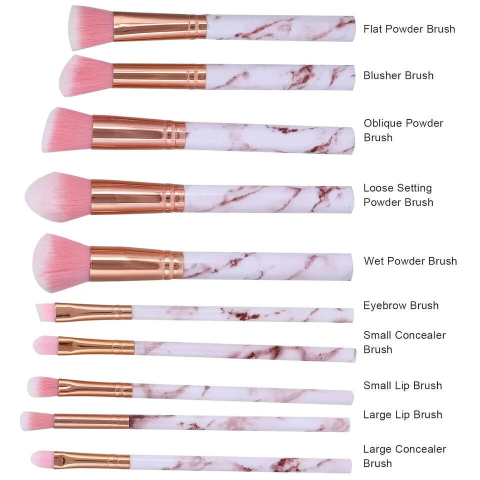 Brushes Set Eye Shadow Blusher Face Powder Foundation UK