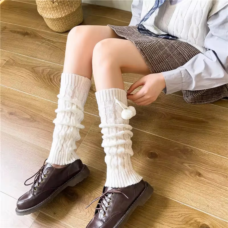 Lolita Long Knitted Socks & Leg Warmers