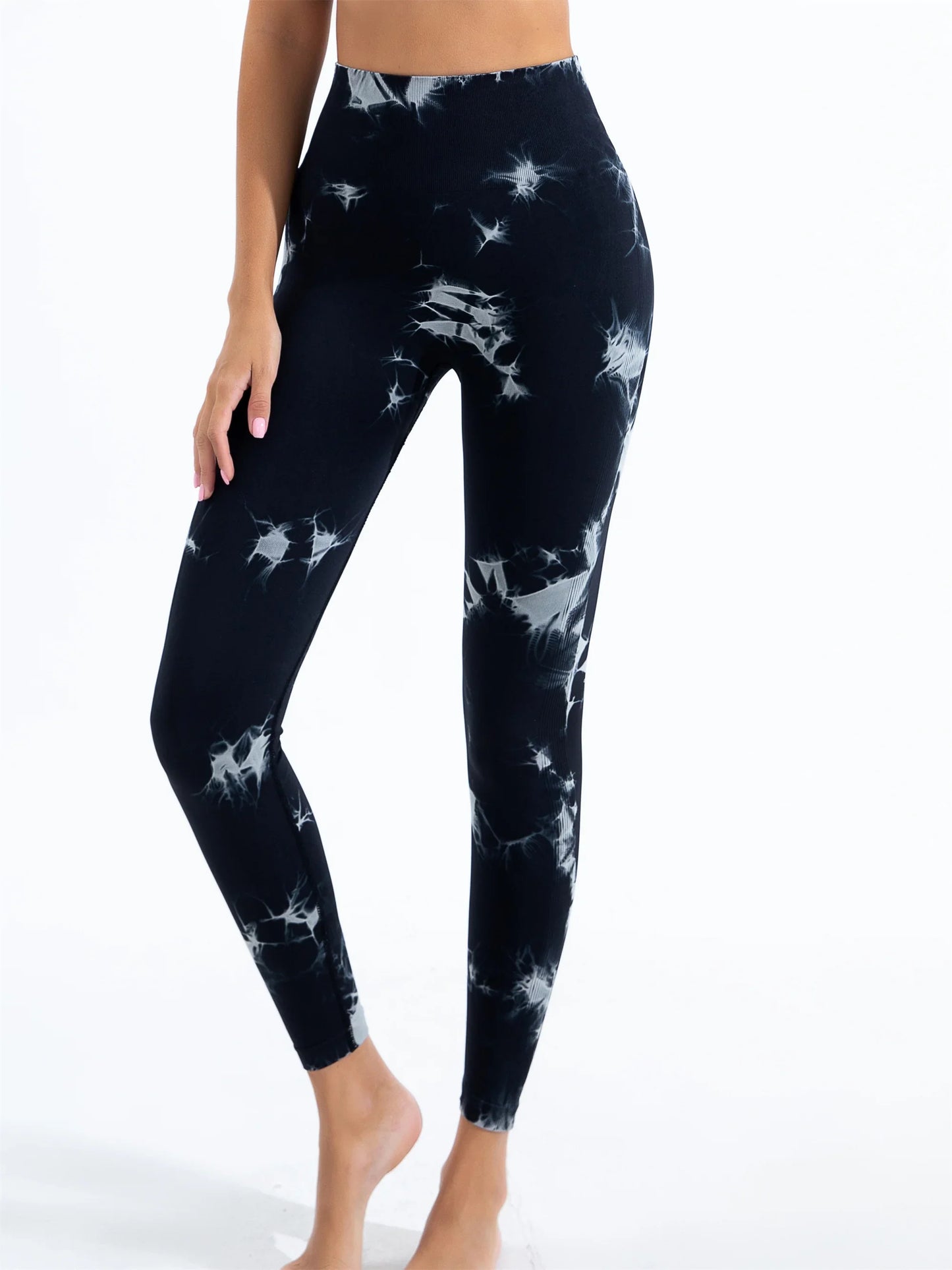 2024 Ladies' Seamless Tie-Dye Yoga Leggings