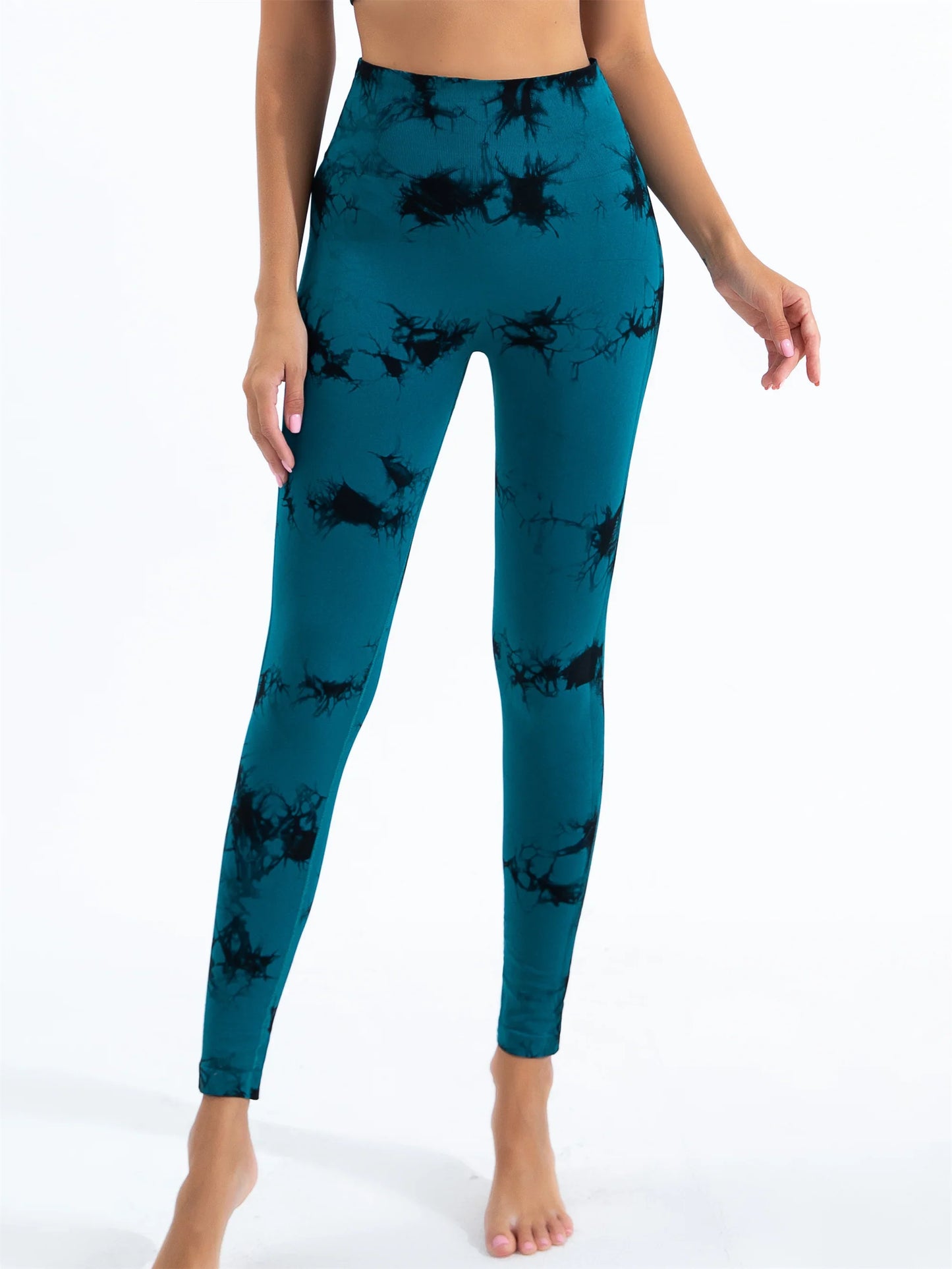 2024 Ladies' Seamless Tie-Dye Yoga Leggings