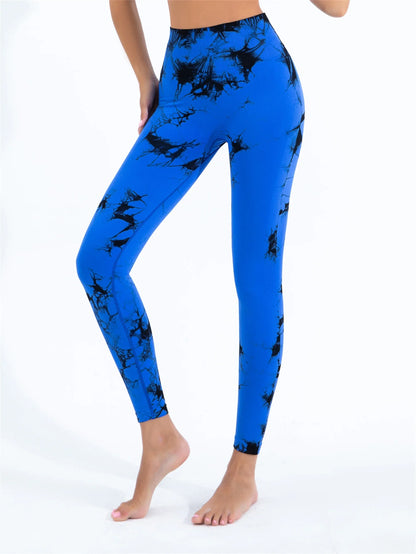 2024 Ladies' Seamless Tie-Dye Yoga Leggings