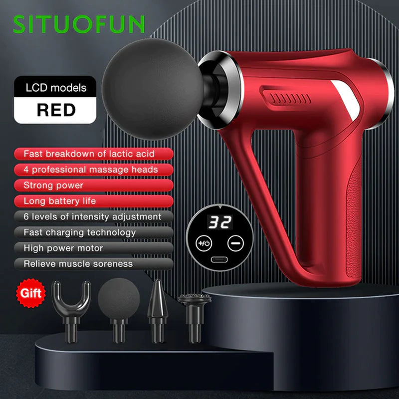 32 Levels Deep Tissue Electric Pistol Massager