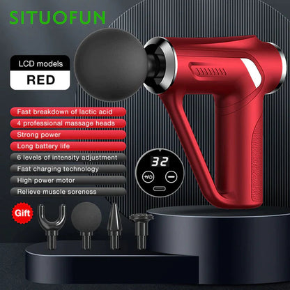 32 Levels Deep Tissue Electric Pistol Massager